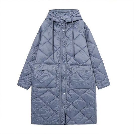 Hooded Long Cotton Coat