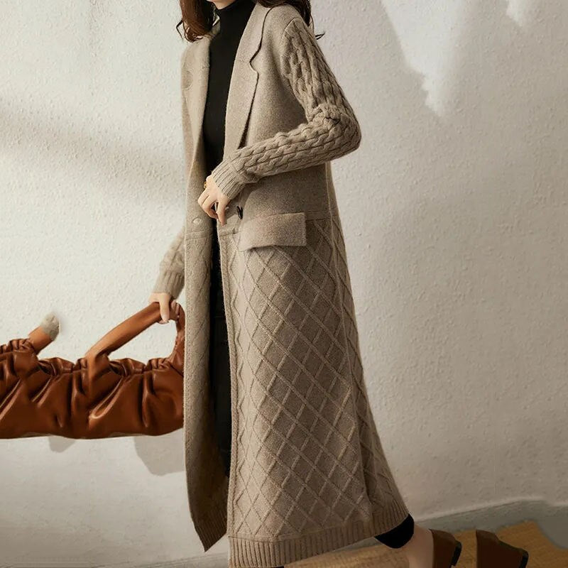 Long Cashmere Cardigan