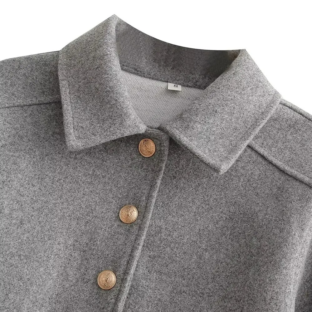 Turndown Collar Jacket