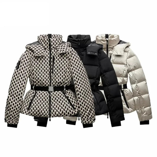 Hooded Down Cotton Jacket