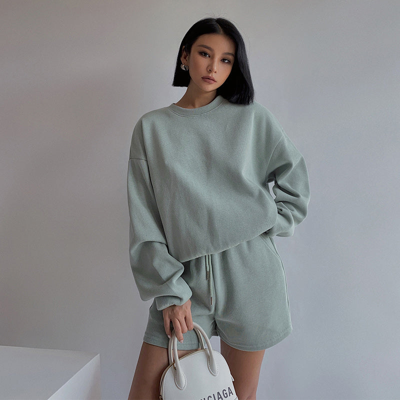 Casual Two Pieces Woman Tracksuit