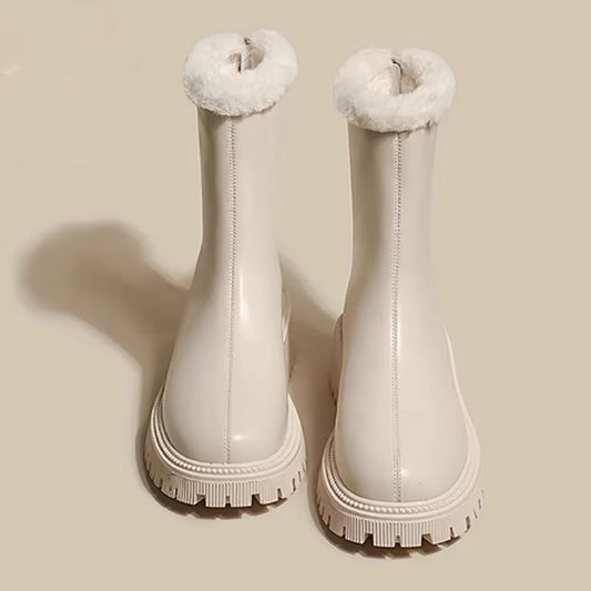Plush Ankle Boots