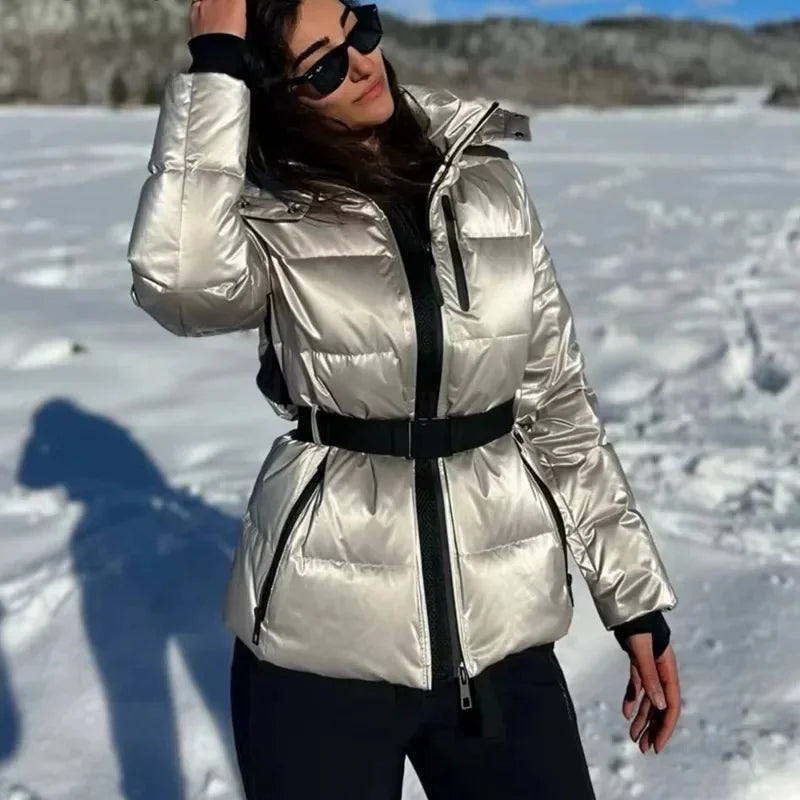 Hooded Down Cotton Jacket