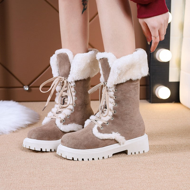 Fur Chelsea Ankle Boots