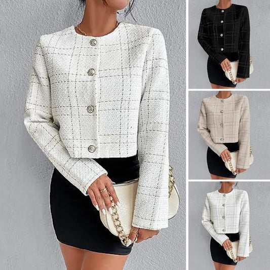 Elegant Woolen Short Jacket