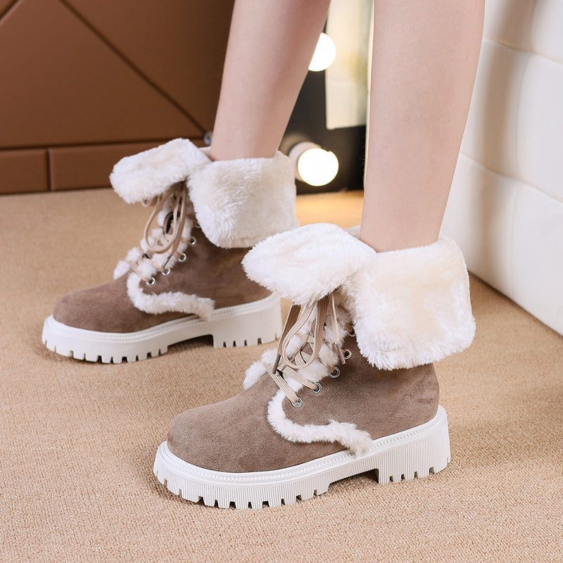 Fur Chelsea Ankle Boots