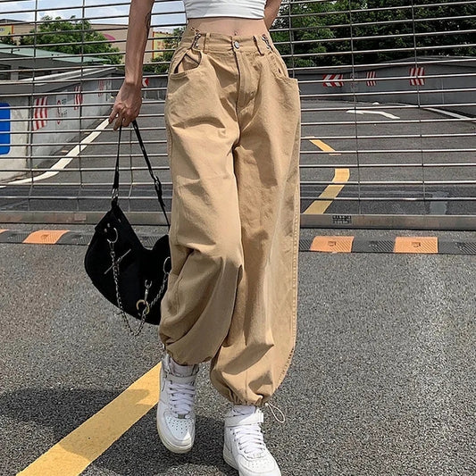 High Waist Cargo Pants