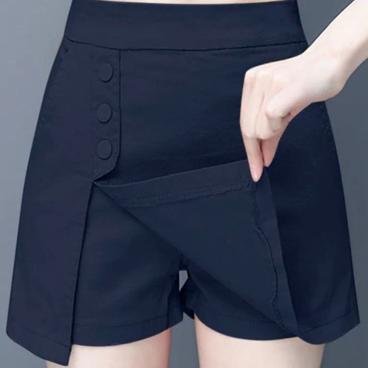 Culottes Elastic High Waist Pantskirt
